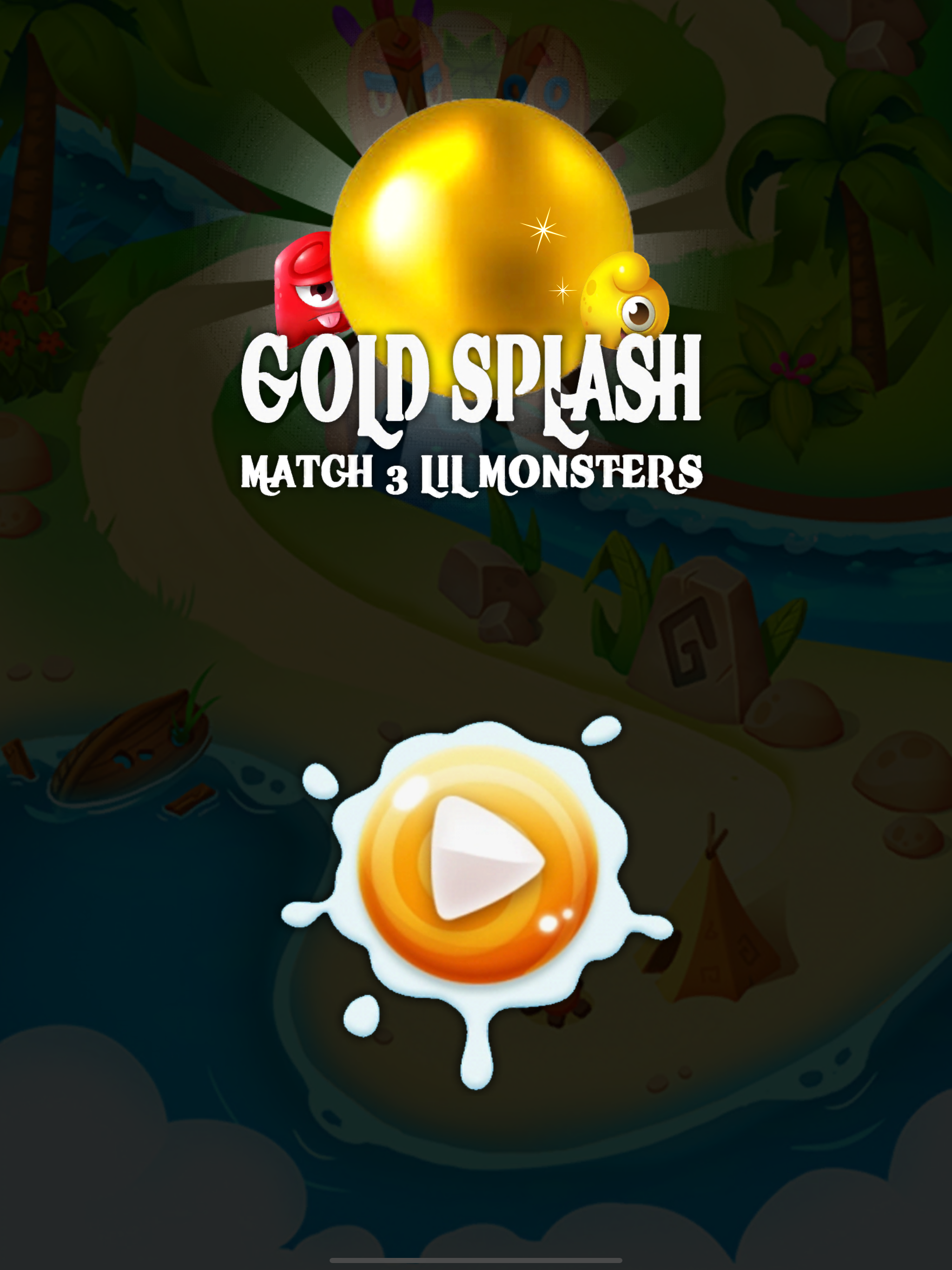 GOLD SPLASH Match 3 Puzzle