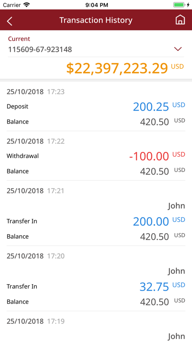 App screenshot