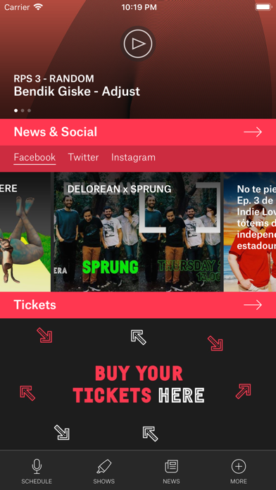 Radio Primavera Sound Screenshot