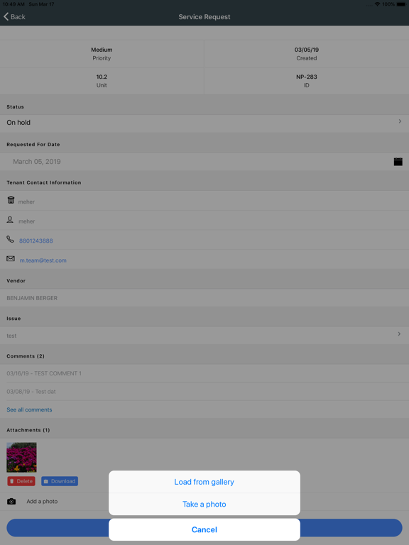 Commercial Mobile Maintenance iPad screenshot 4 - Business app