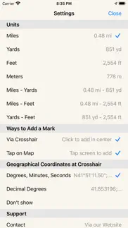 How to cancel & delete measure distance on map 1