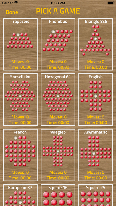 Marble Solitaire - Peg Puzzlesのおすすめ画像1