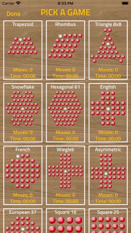 Marble Solitaire - Peg Puzzles