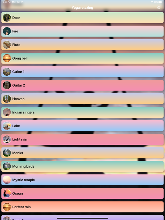 Screenshot #6 pour Yoga Relaxing sounds