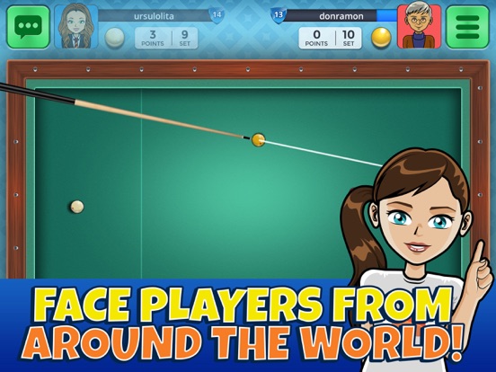 French Billiards Casual Arena iPad screenshot 1 - Games app