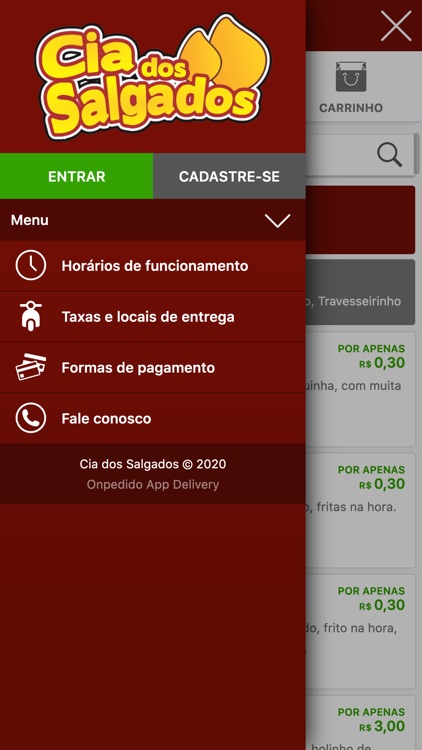 Cia dos Salgados Delivery