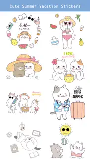 How to cancel & delete summer & vacation cute sticker 3