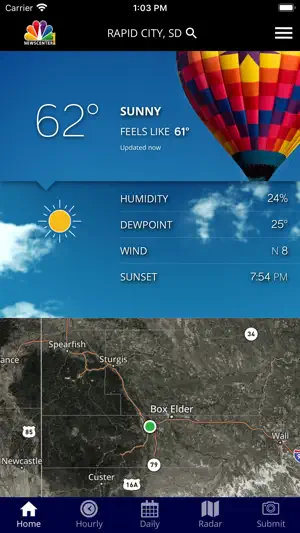 NC1 Weather screenshot 1