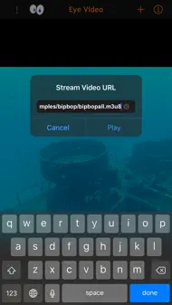 Eye Video Player iphone bilder 2