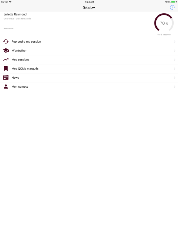 Screenshot #4 pour QuizzLex