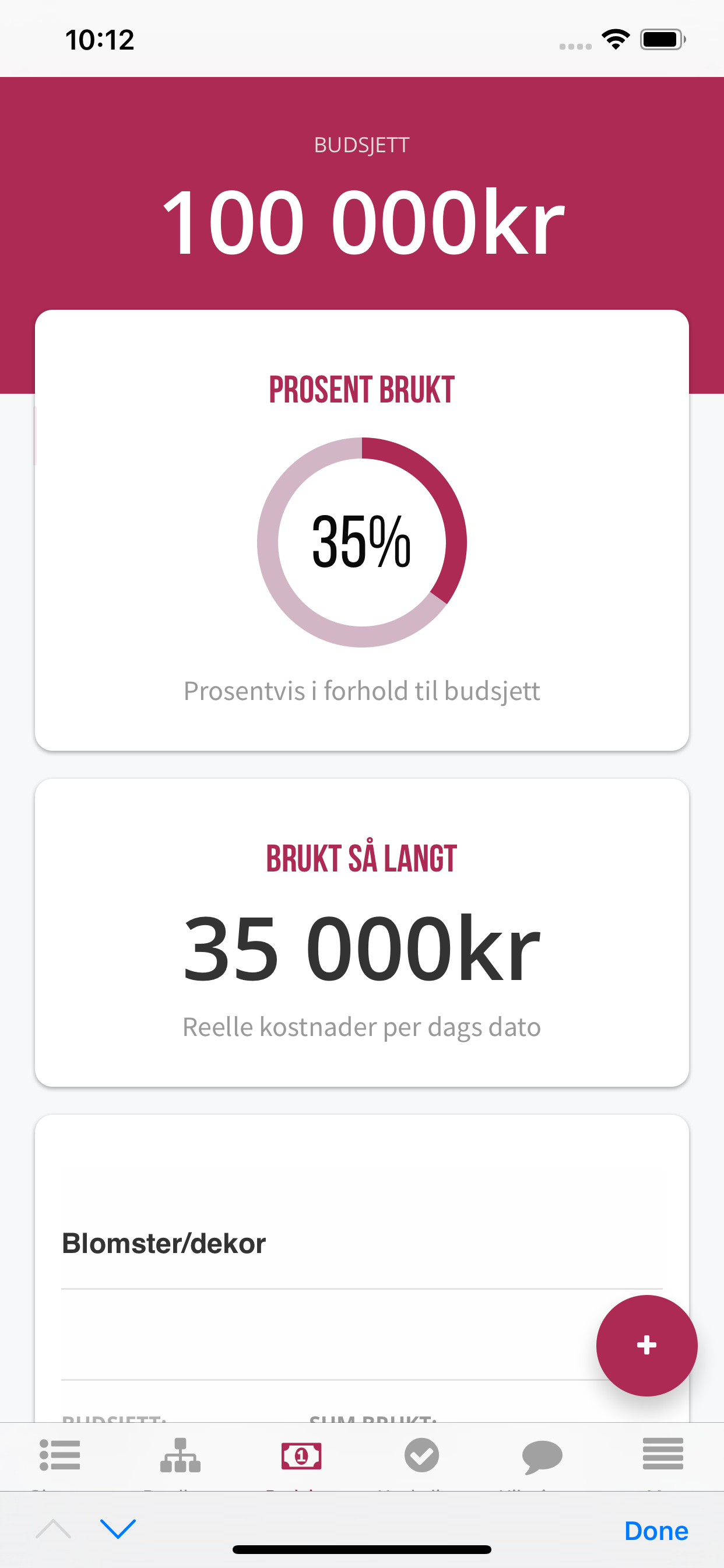 Bryllusplanlegger