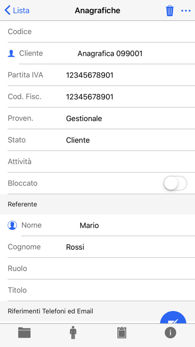 Bcom CRM Mobile Screenshot