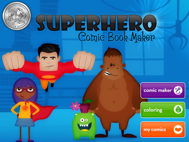 ‎Superhero Comic Book Maker HD Screenshot