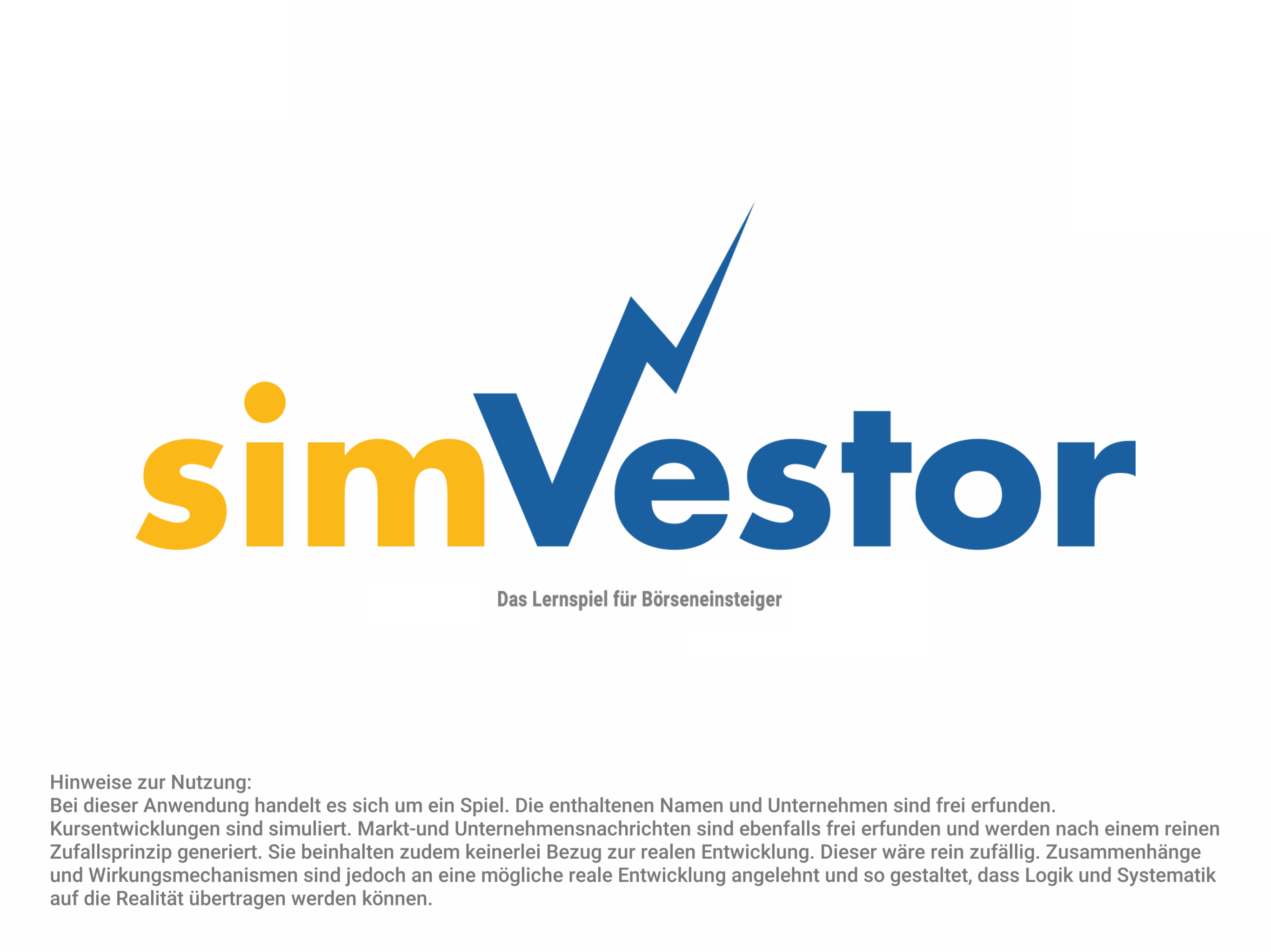 simVestor Börsenspiel