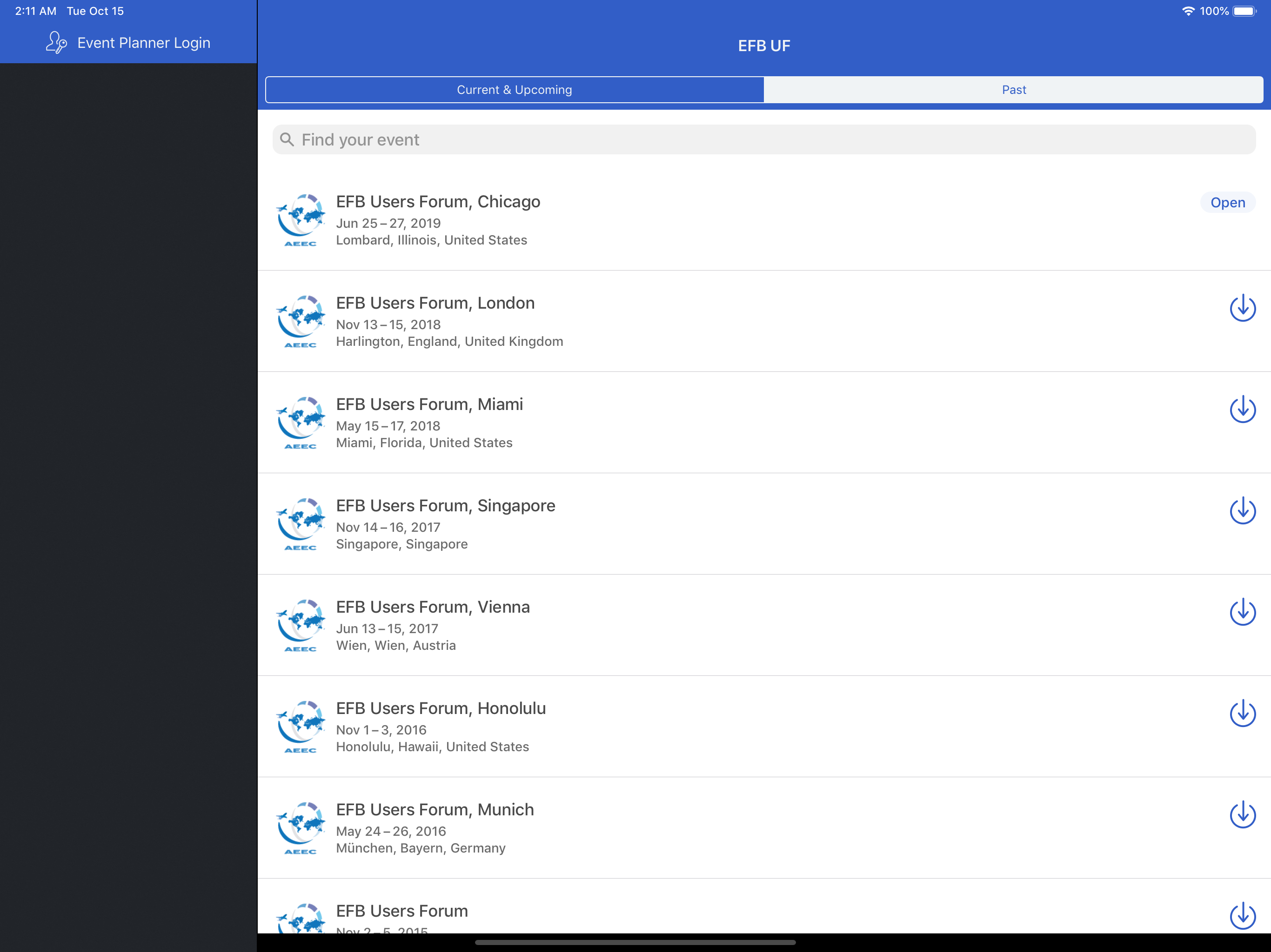 EFB Users Forum