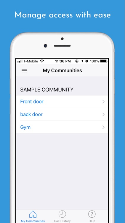Entry and Community Manager