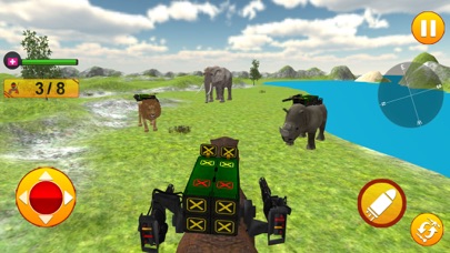 動物の戦いの恐竜ゲームのおすすめ画像2