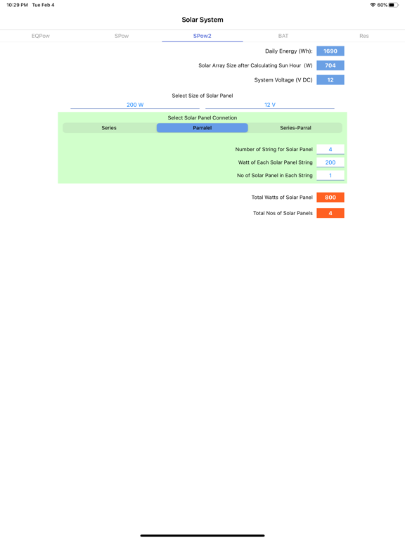 Screenshot #6 pour PV Calculator - off grid