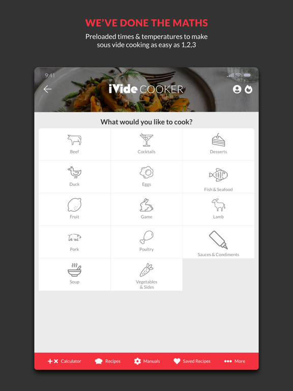 iVide iPad screenshot 4 - Food & Drink app