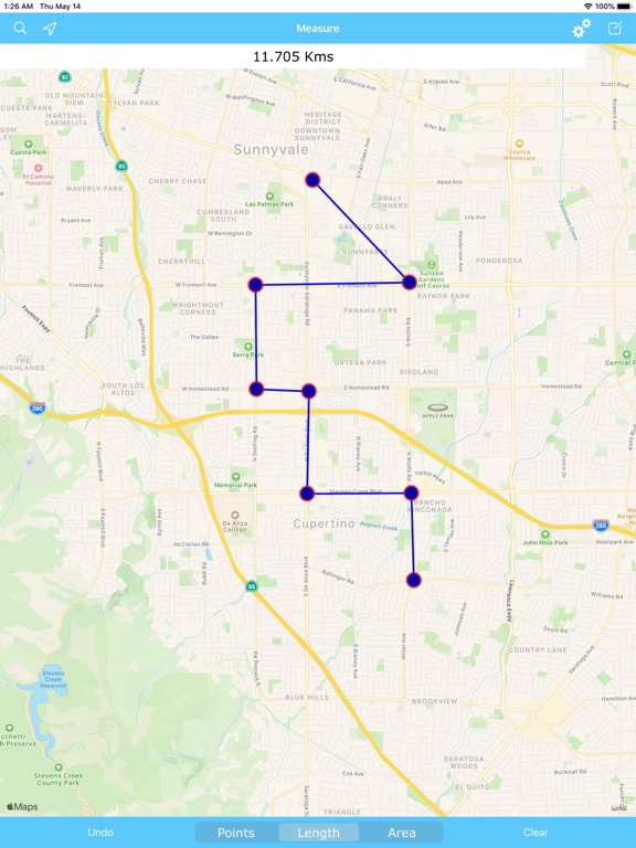 Screenshot #5 pour Map Measure - Draw Area & Line