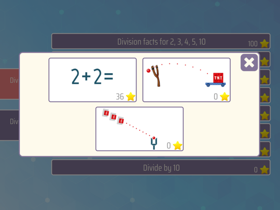 Math Shot Division iPad screenshot