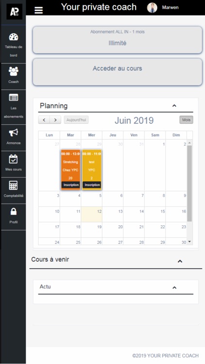 Your Private Coach Pro