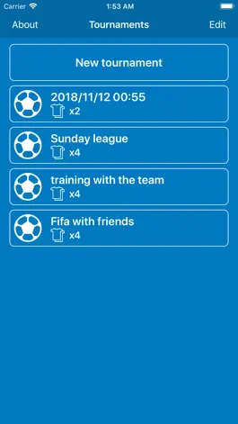 Game screenshot Custom League Tables apk