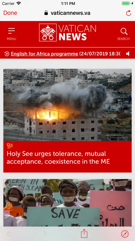 Vatican News screenshot 2 of 4