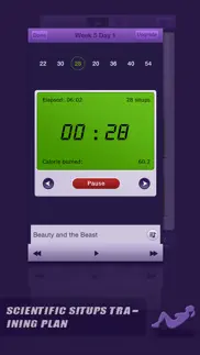 situps coach iphone screenshot 2