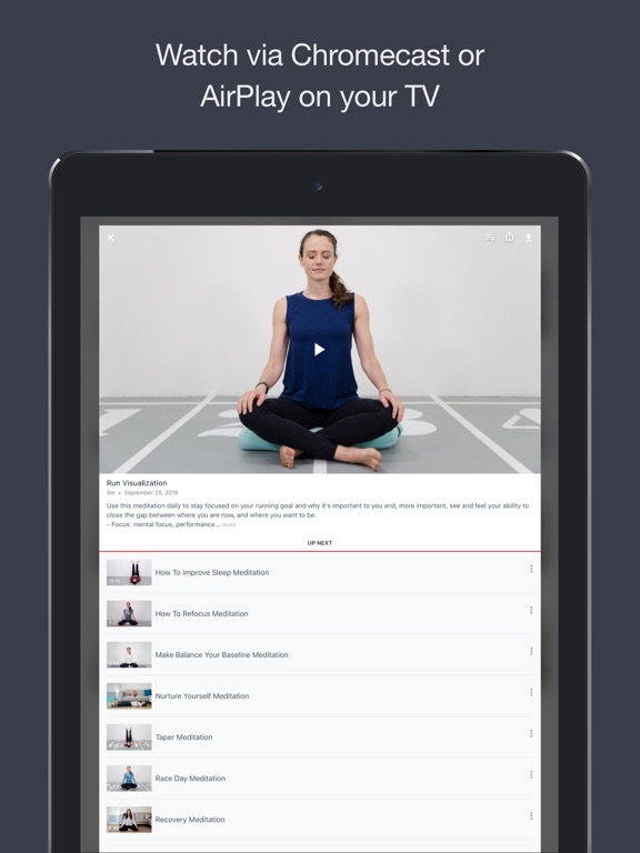 Athletes for Yoga iPad screenshot 5 - Health & Fitness app