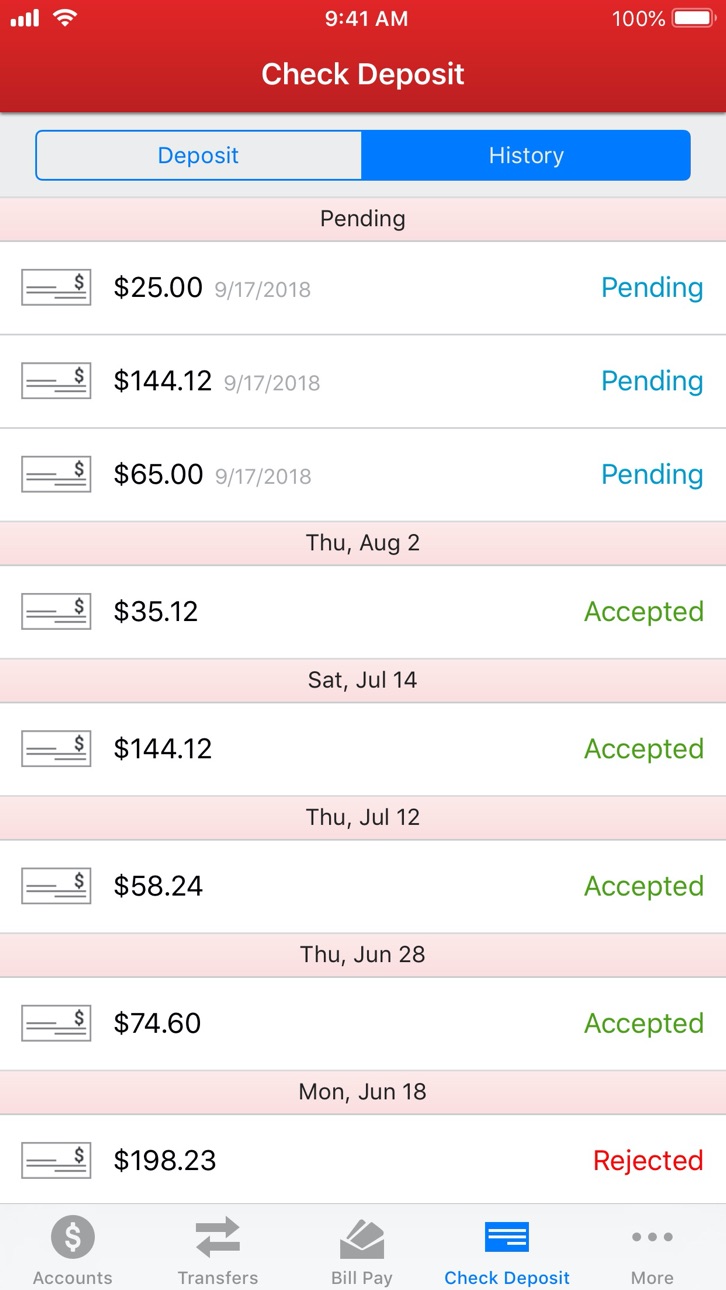 iPhone screenshot