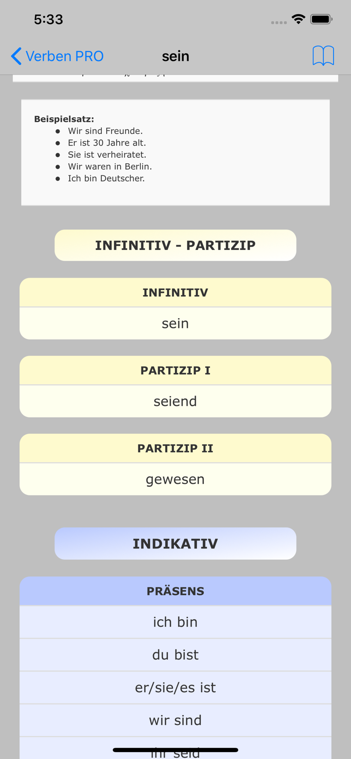 Verben Lite screenshot 2