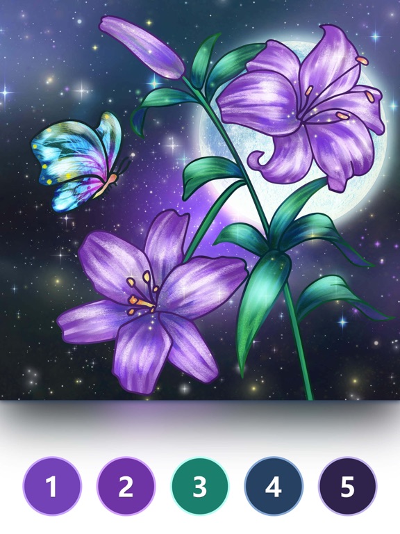 Tap Color - Paint by Number iPad screenshot 4 - Games app