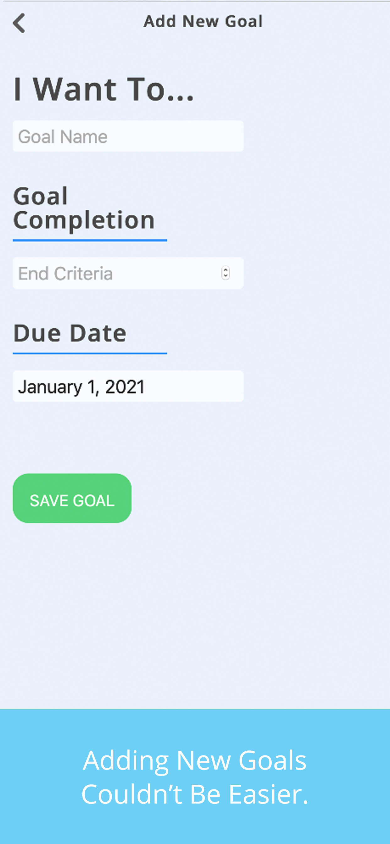Simple Goals Tracker screenshot 3