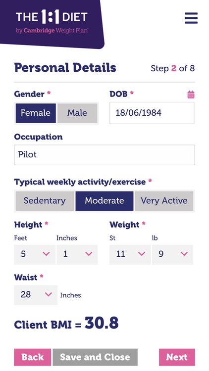 ePRF (Personal Record Form) screenshot-3