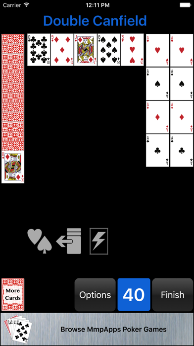 Double Canfield Solitaire Screenshot