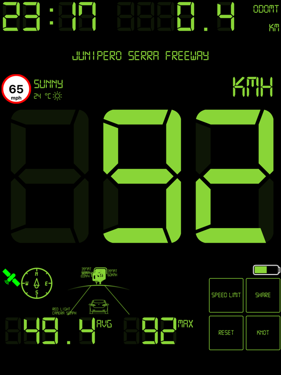 Screenshot #6 pour Compteur De Vitesse kmh Numéri