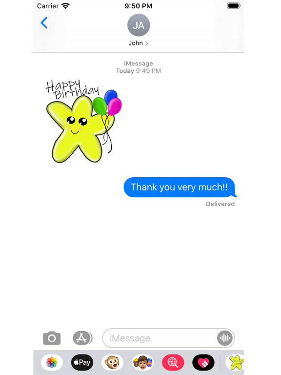 Screenshot #4 pour Starry Stickers