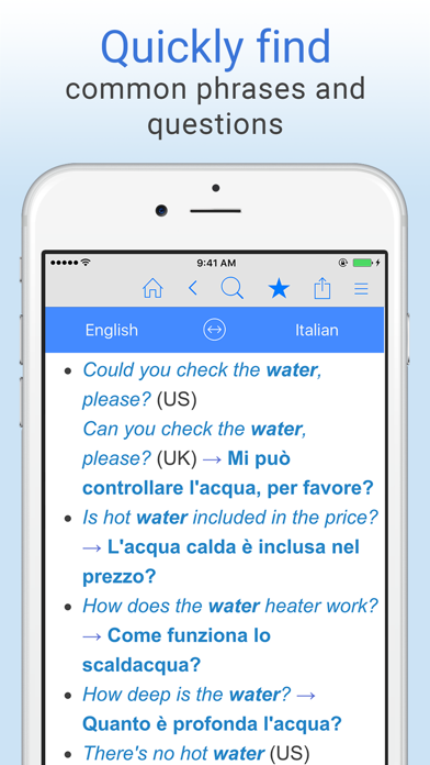 Screenshot #3 pour English-Italian Dictionary.