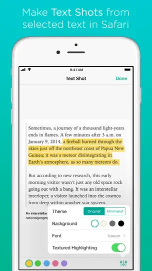 Screenshot von Linky: Share Links & More auf dem iPhone 5
