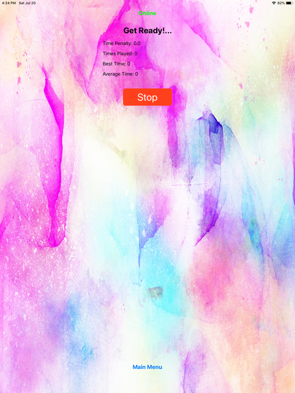 Reaction Time Speed iPad screenshot