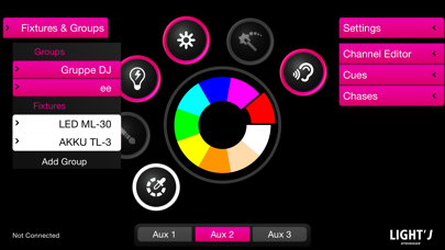 Screenshot #1 pour Light'J WiFi DMX Controller