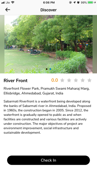Landmarker - Social Travel App Screenshot