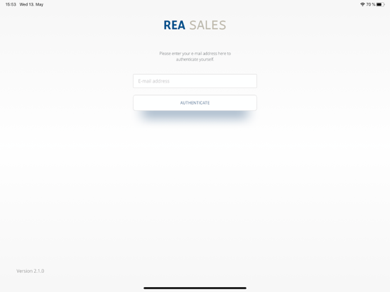 REA SalesApp app screenshot