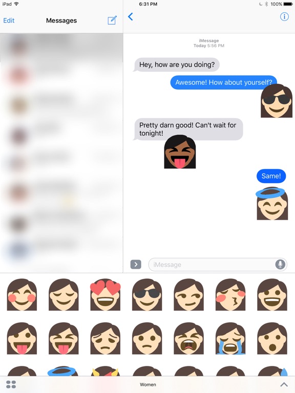 Screenshot #4 pour Women Emoji