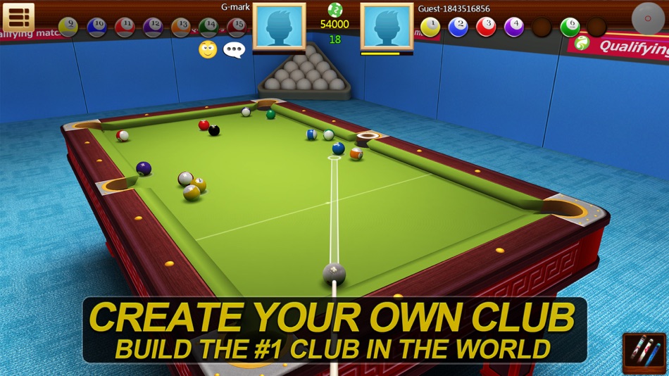 #1. Real Pool 3D: Online Pool Game (iOS) 来自: 浩 章