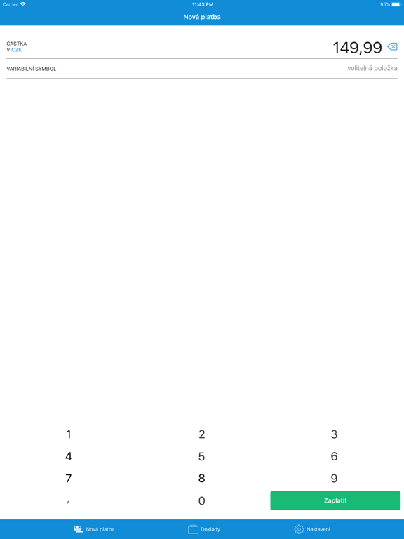 Screenshot #5 pour mPOS aplikace
