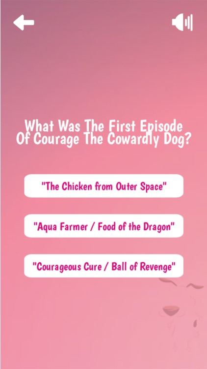Quiz for Courage Cowardly Dog