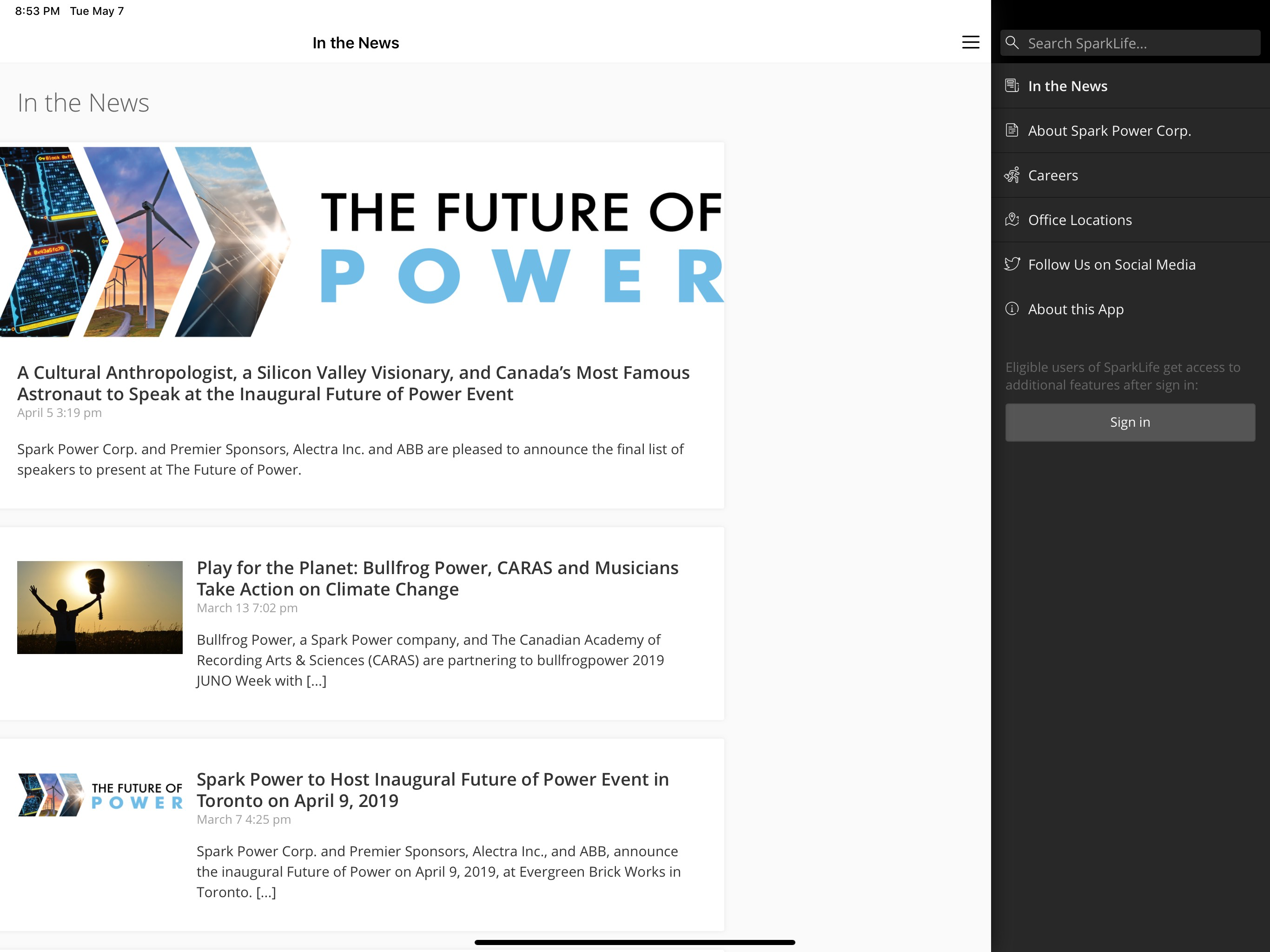 SparkLife screenshot 5