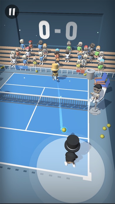 Fun Tunnis 3D - تحدي التنس screenshot 4